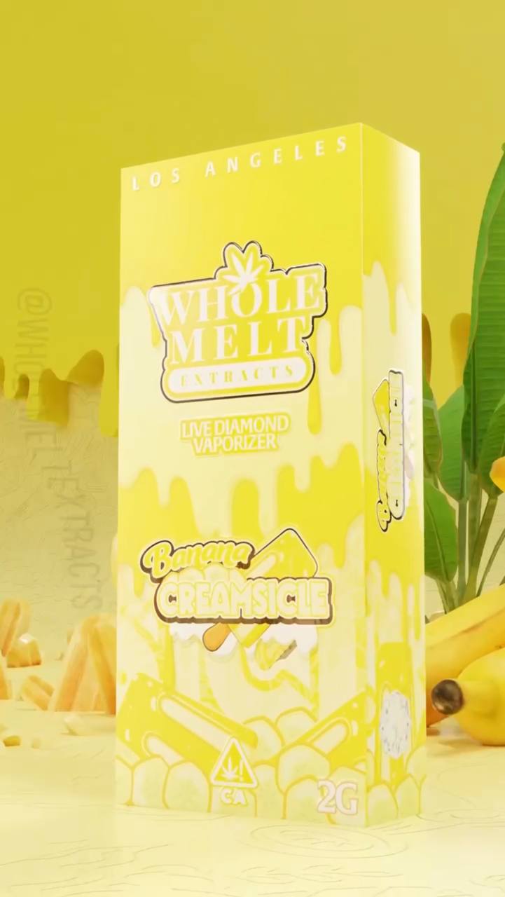 Whole Melt Extracts Banana Creamsicle Whole Melt Extracts Banana Creamsicle