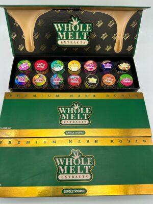 Whole Melt Extracts Premium Hash Rosin Baller 70u -120u