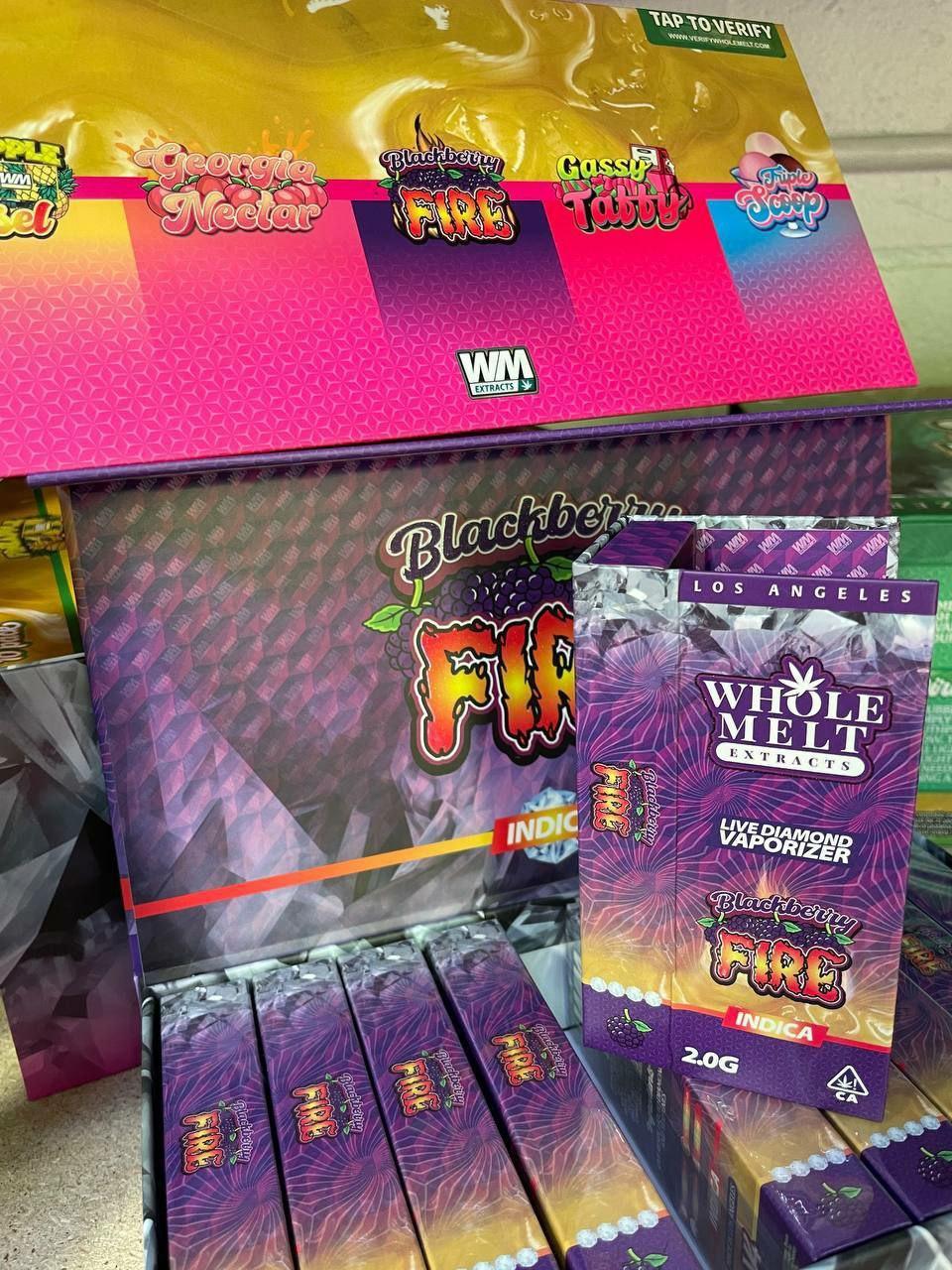 Whole Melt Extracts Blackberry Fire Whole Melt Extracts Blackberry Fire